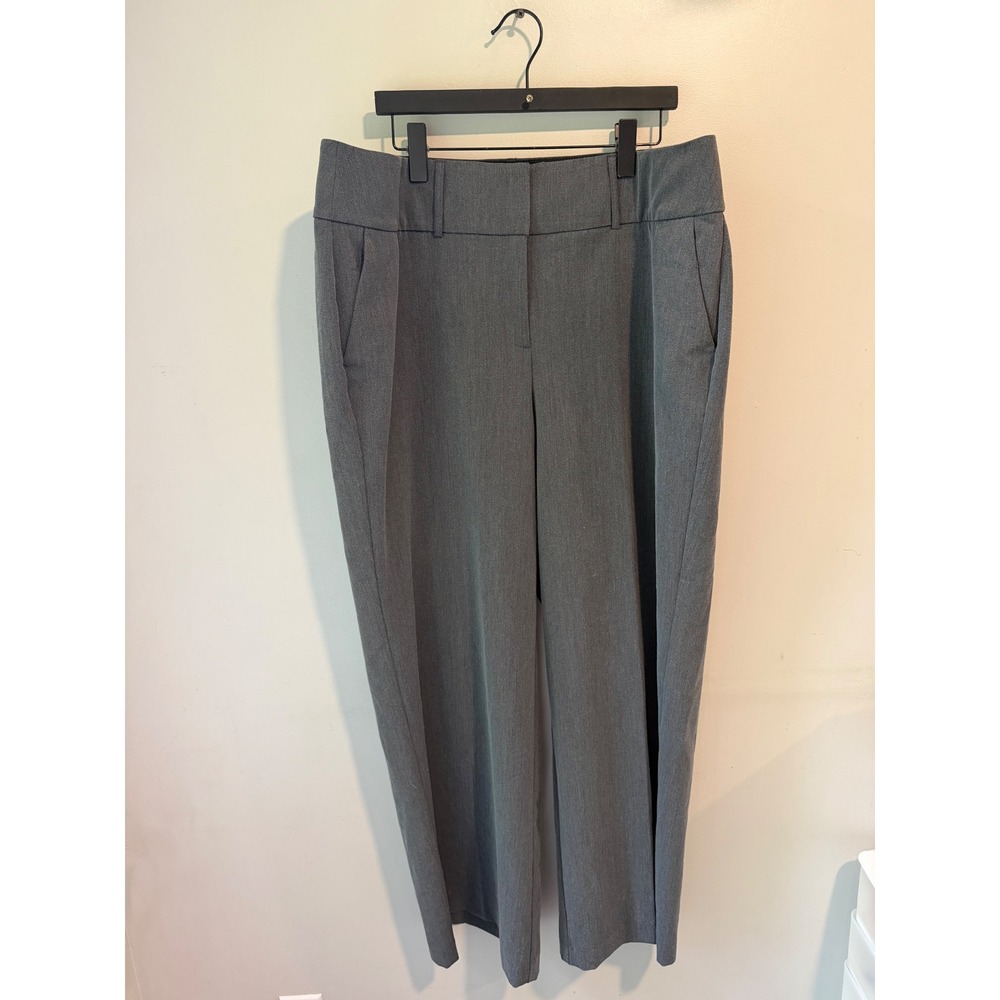 Lane Bryant Womens Grey Straight Leg Dress Pants Trousers Size 18 Plus Business‎